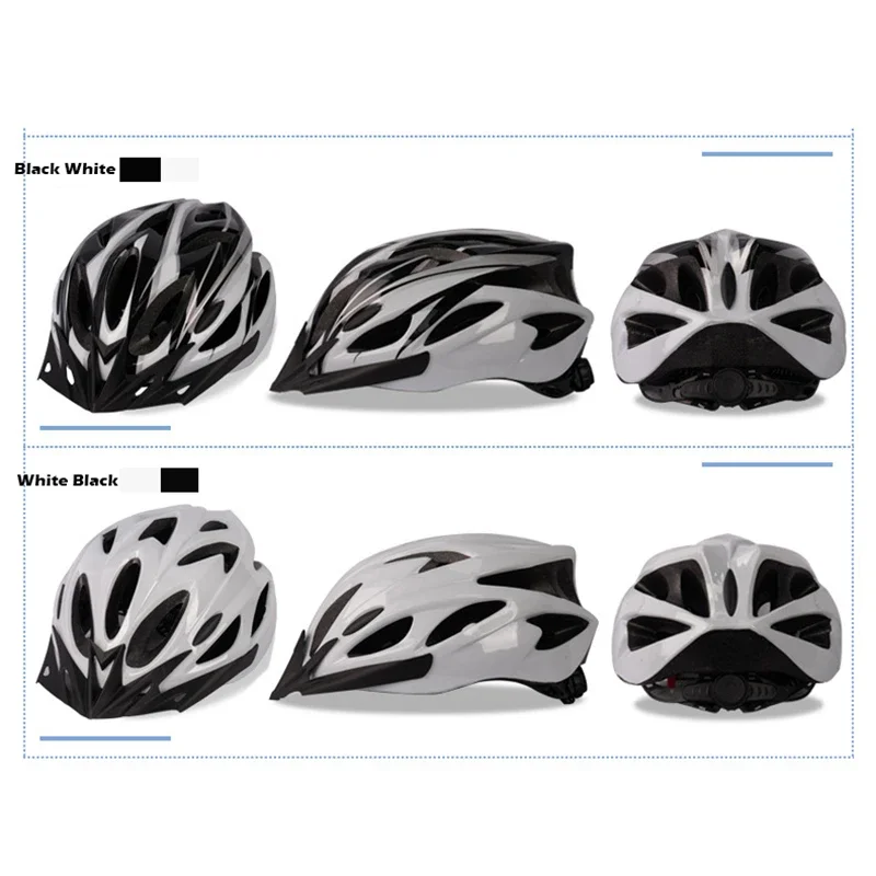 Cycling Safety Helmet Man Women Road Mountain Bike Helmet Outdoor Bicycle Skateboard Scooter Integrally-Molded Ultralight Helmet