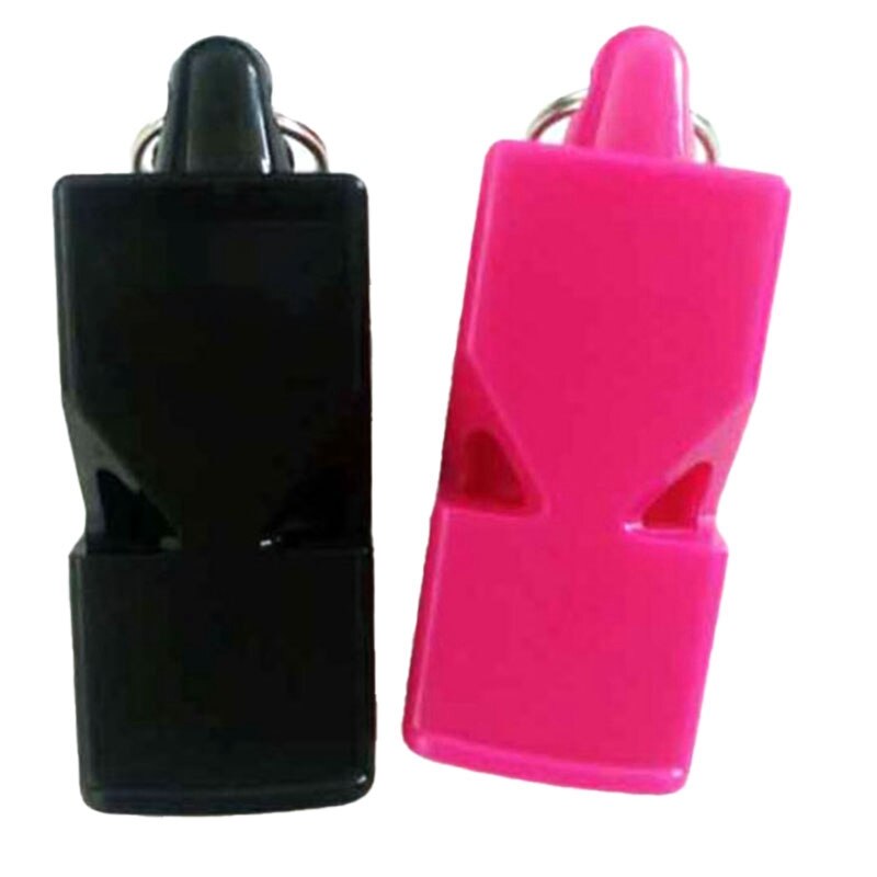 50 Pcs Non-Nucleaire Professionele Scheidsrechter Fluitje Fox Fluitje Plastic Levensreddende Fluitje Speciale Voor Game