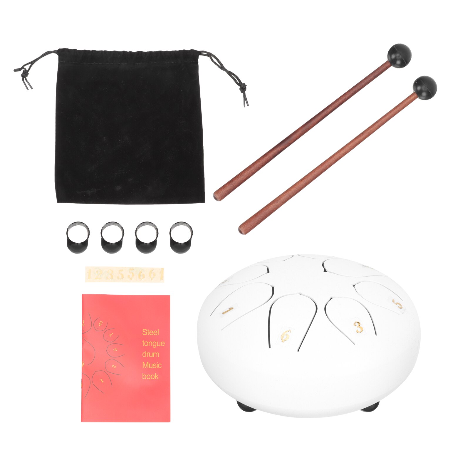 1 Set Percussion Instrument Steel Tongue Drum Musical Instrument Chic Ethereal Drum