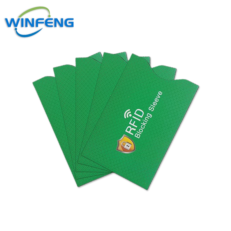 10Pcs Anti-Scan Karte Ärmeln Kredit NFC RFID Blocking Karte Schutz Anti-magnetische Aluminium Folie Tragbare Bank karte Halter: Licht Braun
