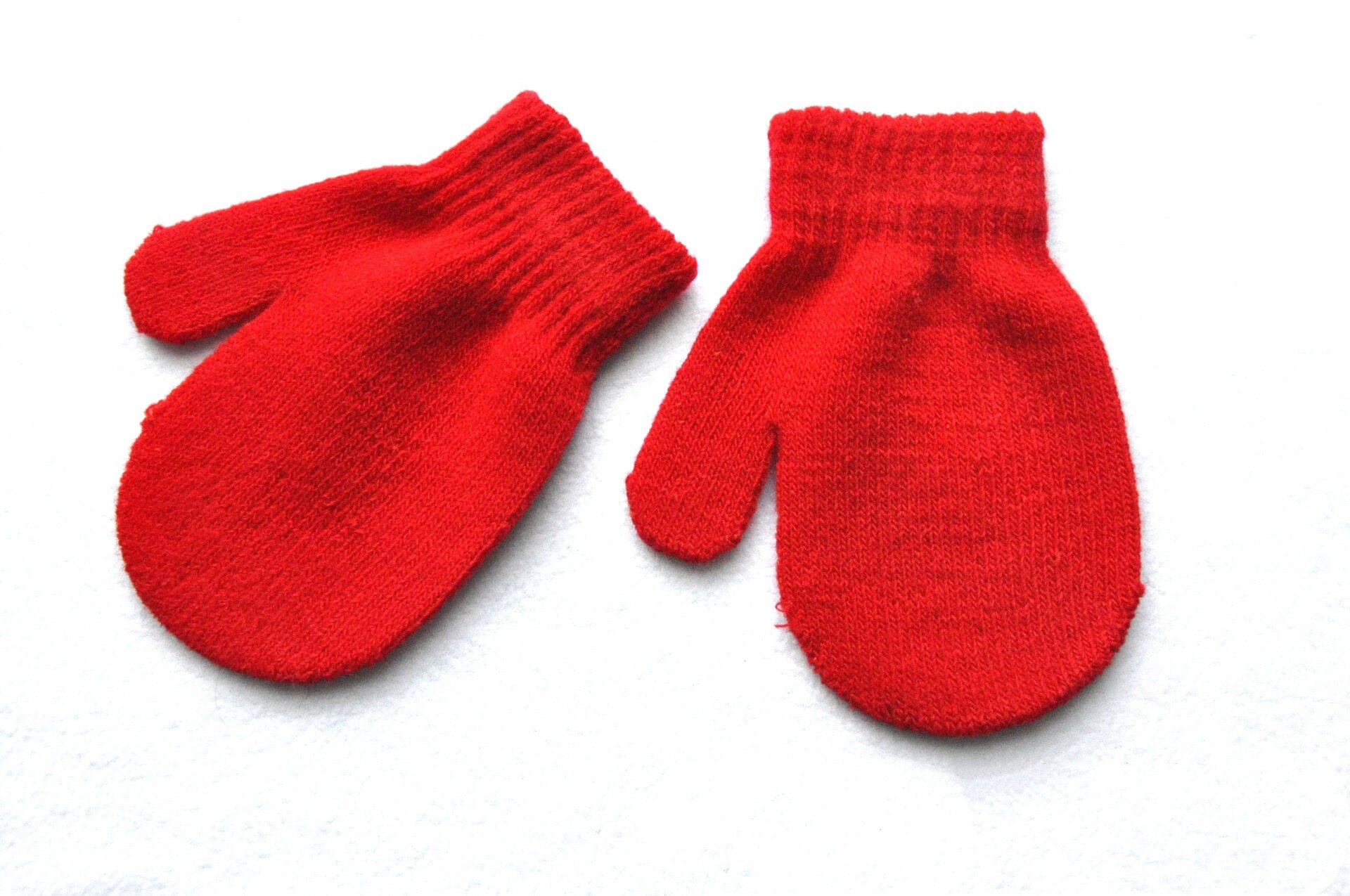 Guantes de invierno para bebé, manoplas suaves elásticas cálidas de punto para niños, niñas y niños: red