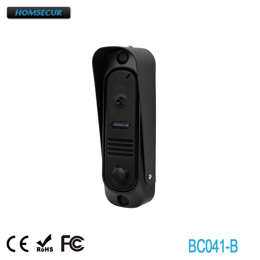 Homesecur vandtæt  ip66 kamera ir nattesyn til video dørindgang sikkerhedssamtaleanlæg  bc041- b