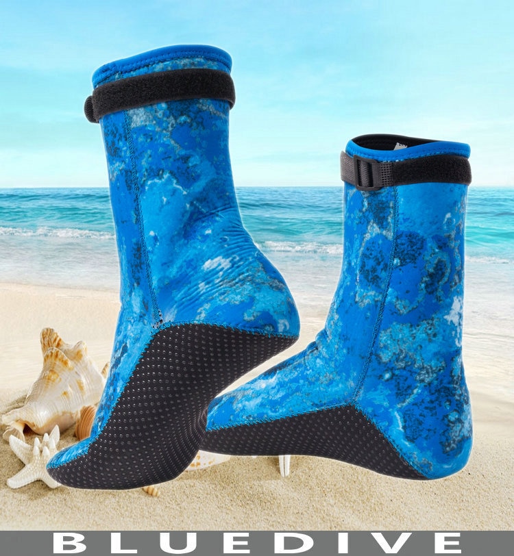 3mm Neopren Camouflage Tauchen Surfen Socken Warme Schwimmen Schuhe Verhindern Scratch Männer Frauen Kinder Strand Schnorcheln Stiefel