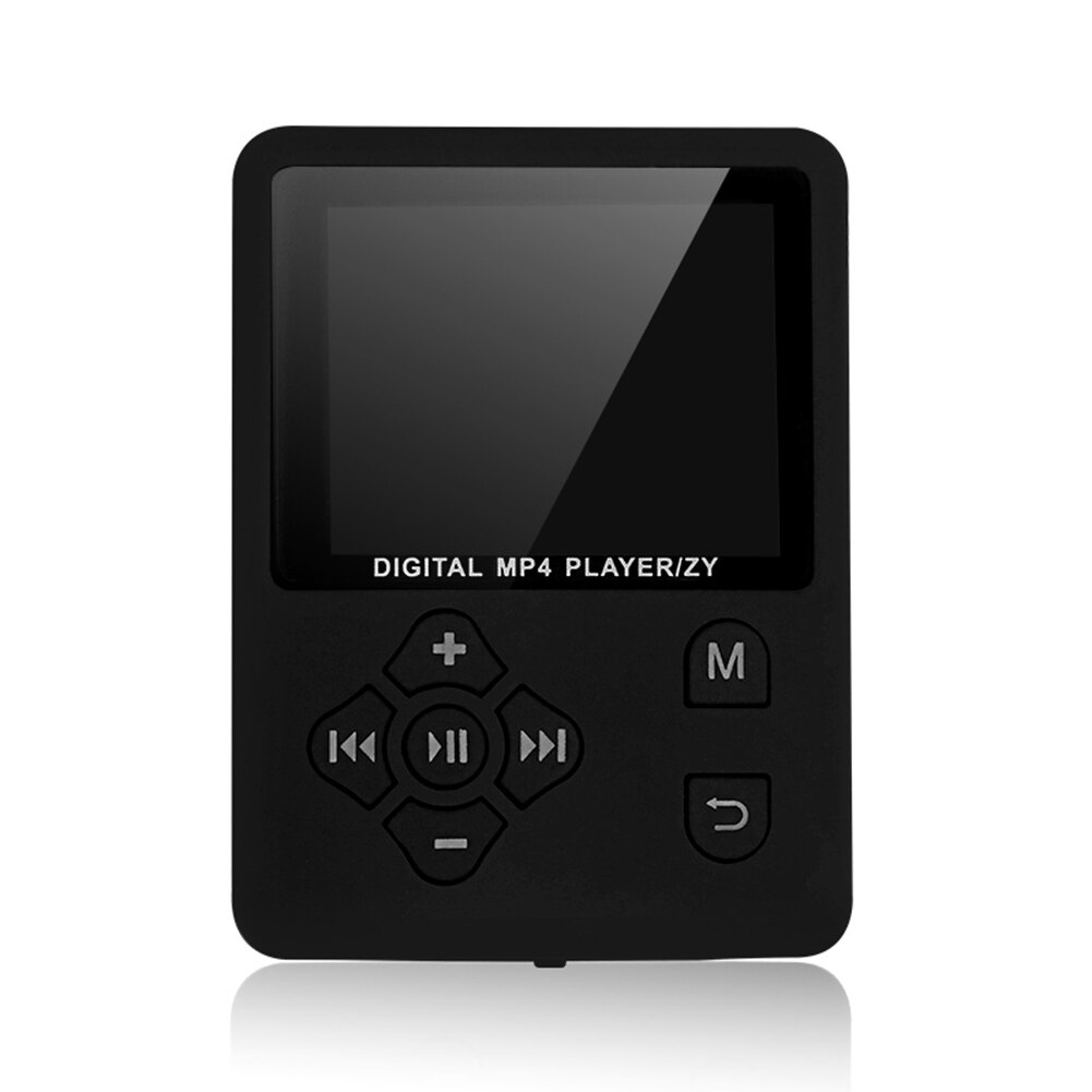 1.8 Inch Kleurenscherm Ultradunne MP4 Speler Ondersteuning 32G Tf Card Draagbare Hifi Muziekspeler: black  cross keys