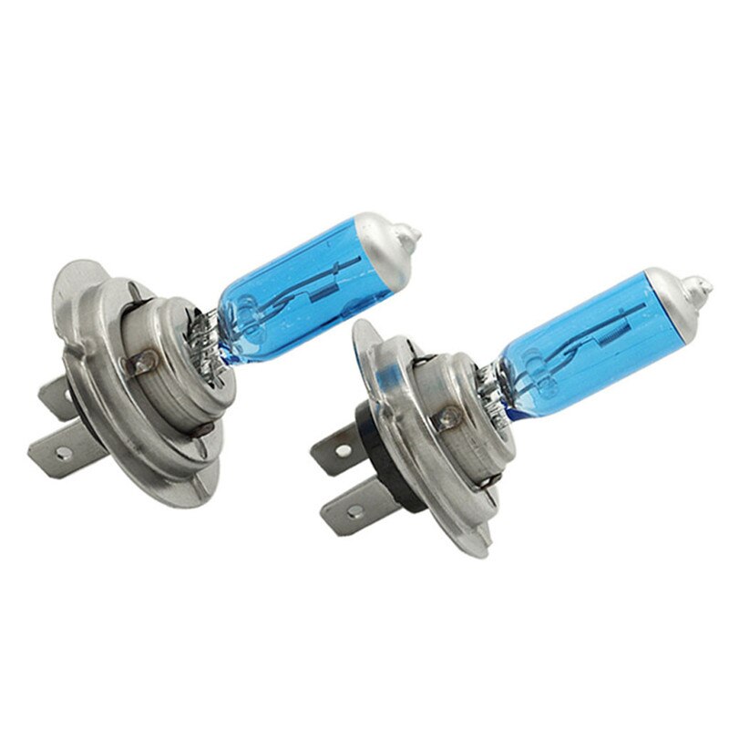 Ampoules H7 6000K pour phares halogènes, lampes blanches 55W 12V, 2 pièces