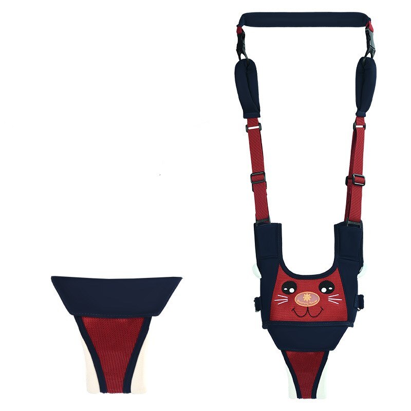 Kinderen Veiligheid Harnas Baby Baby Lopen Riem Kinderen Reins Leiband Rugzak Voor Kids Sling Wandelen Harness Assistant Kid Riem: cat reddish blue