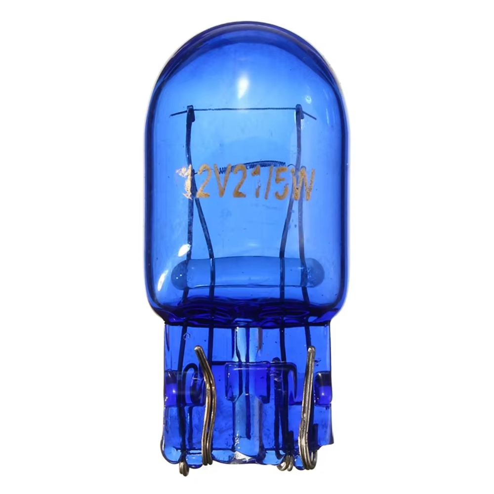 1/2/4 st  t20 580 7443 w21/5w 12v w3 x 16q naturligt blått glas stopp broms bak bil signal sidolampor ljus lampor: 4 st