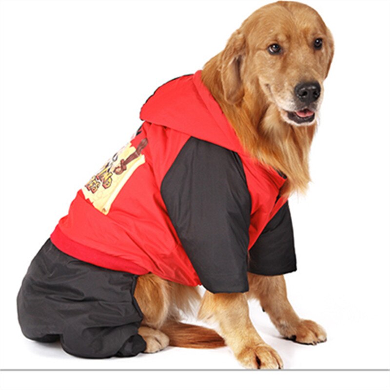 Large Dog Clothes Winter Big Dog Clothing Outfits Jumpsuit Samoyed Husky Labrador Doberman Golden Retriever Clothes Costumes