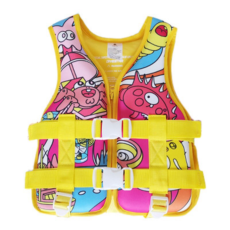Bambini Giubbotto Salvataggio Galleggiante Delle Ragazze del Ragazzo Costume Da Bagno Crema Solare Alimentazione Flottante Nuoto Giacca Per Il Drifting Barca In Neoprene: Q0134B / XS