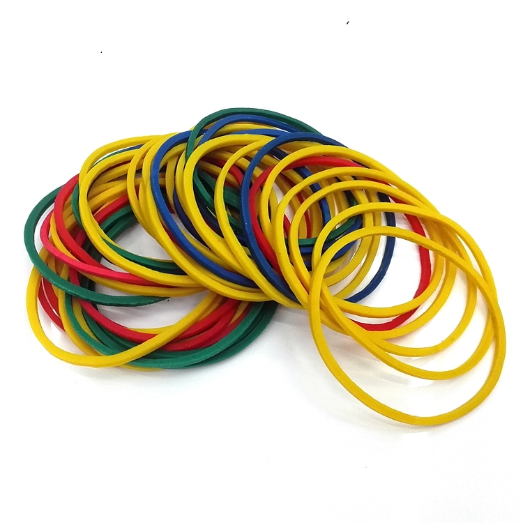 26mm color rubber stationery office holder A colorful elastic band with good elasticity rubber band