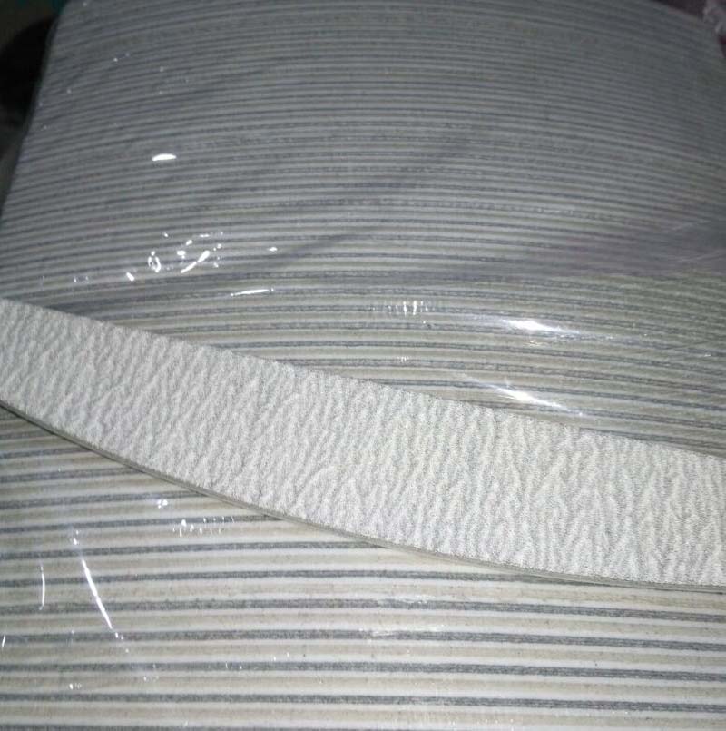 (100 stk) akryl neglefil 150 / 150 korn zebra slibefiler 5 " bord neglefil