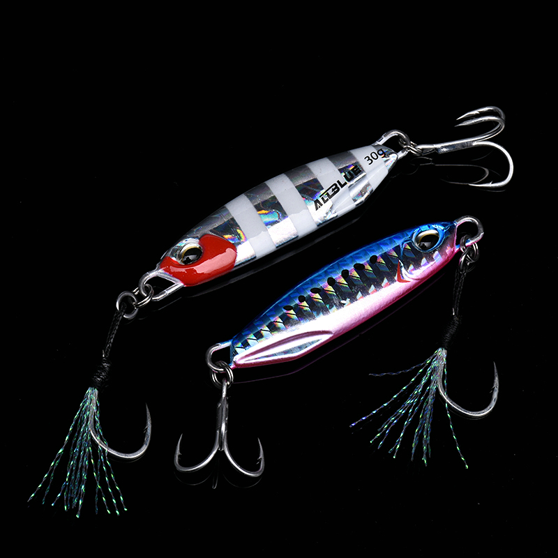 Allblue drager metall gjuten jigg sked 15g 30g shore gjutning jigging fisk havsabborre fiske lockbete artificiellt bete tackle