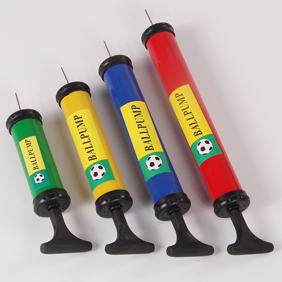 Handleiding Basketbal Pomp Voetbal Ballon Pomp Hand-Push Opblaasbaar Speelgoed Zwembad Draagbare Pomp Tub Accessoires