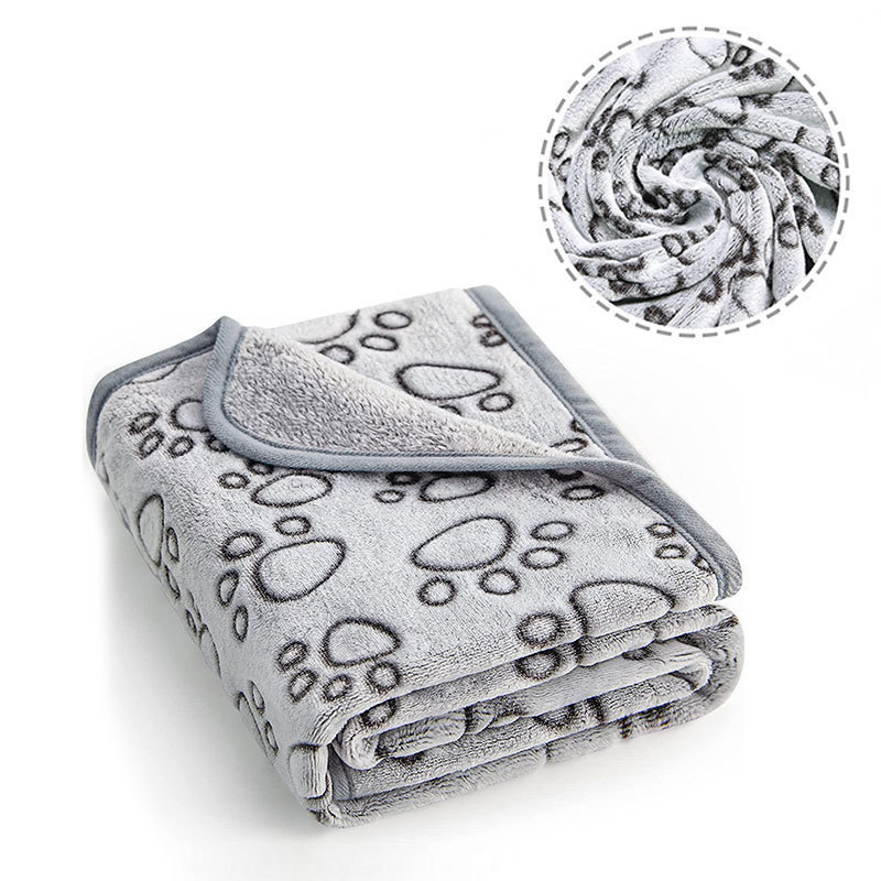 Couverture douce et moelleuse pour chien et chat, couverture apaisante pour animaux de compagnie, confortable et chaude, petite couette lavable, motif de dessin animé, tapis de couchage pour chiot et chat