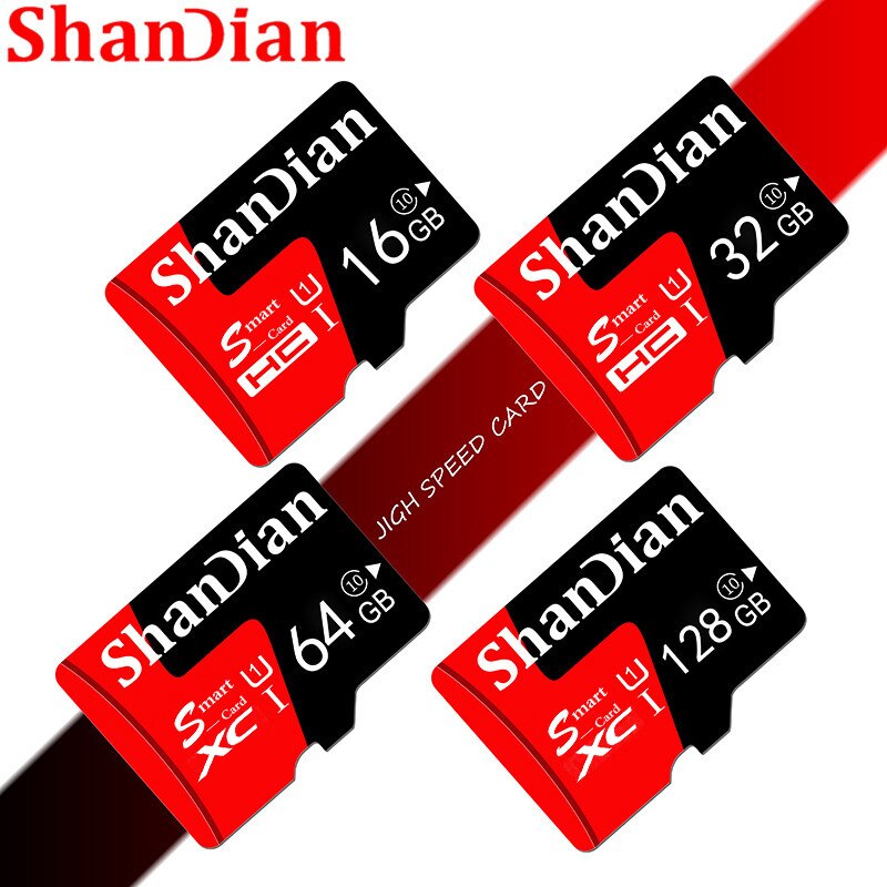 Shandian mini sd-kort 4gb 8gb 16gb klasse 6 ægte kapacitet 32gb hukommelse sd-kort høj hastighed smast sd-kort tf-kort