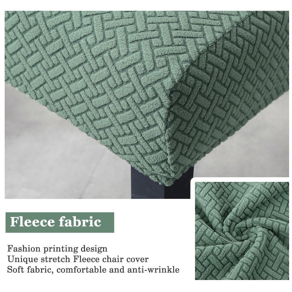 Housse de chaise molletonnée à haut dossier, protection anti-salissure, pour salle à manger, Banquet, mariage, taille XL