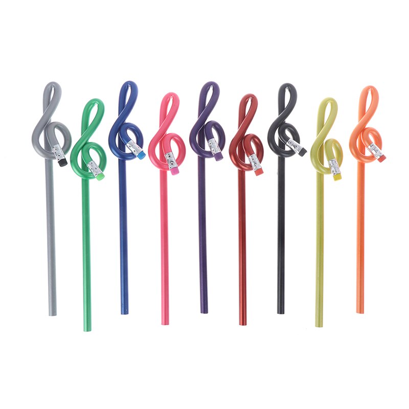 1Pc Potlood Multi Kleur Muzieknoot Potlood Decoratie Potlood School/Kantoorbenodigdheden Muzikant