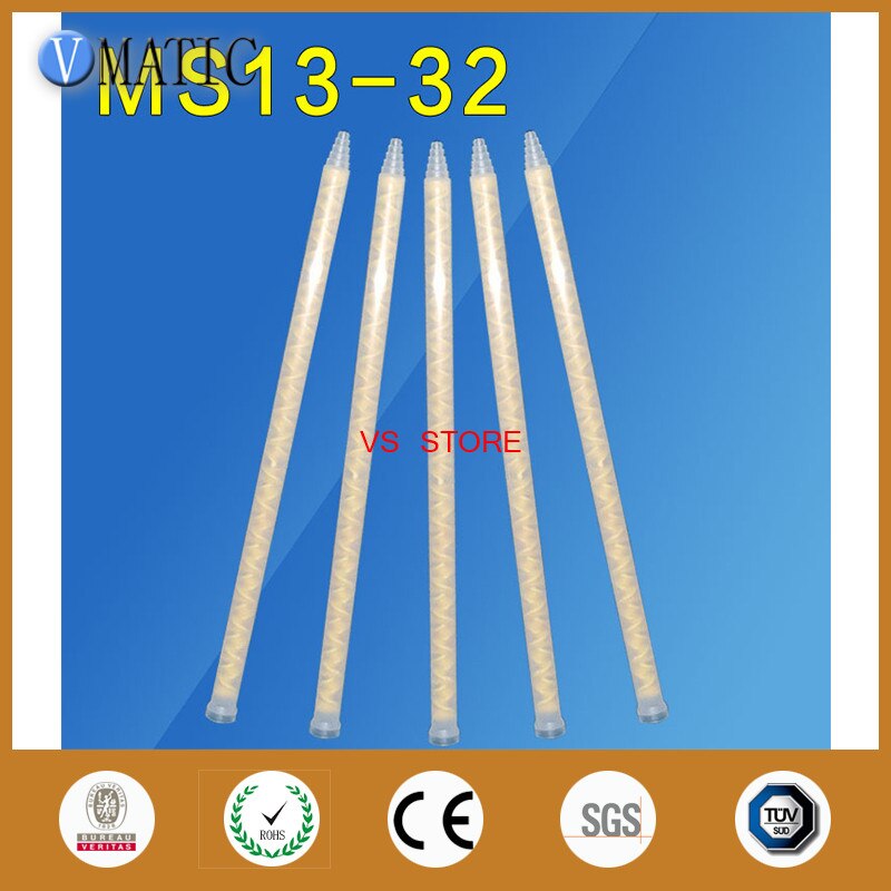 Resin Static Mixer MC/MS 13-32 Mixing Nozzles For Duo Pack Epoxies (Yellow Core)