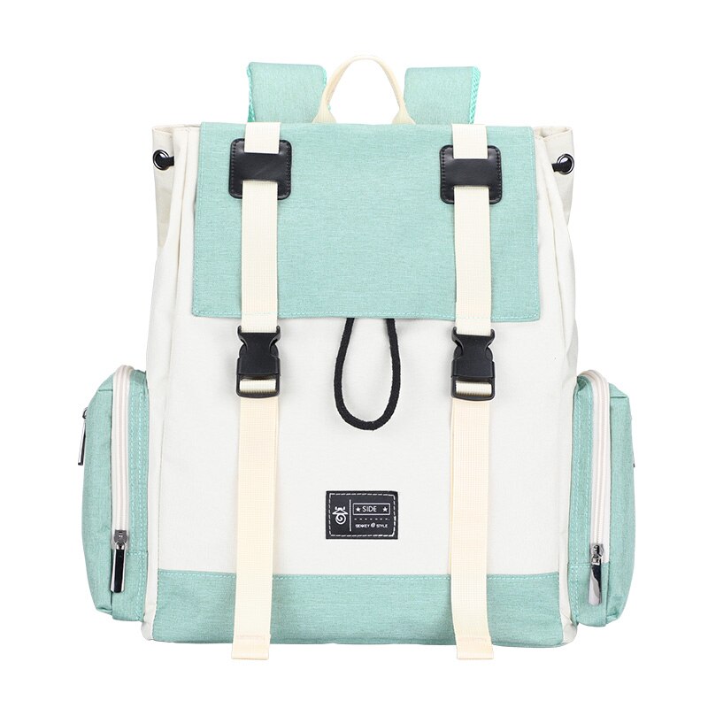 Women Backpack Waterproof Travel Backpacks Female School Bag For Teenagers Girl Shoulder Bag Bagpack Rucksack: green