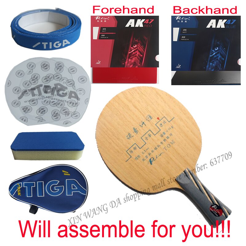 Palio TOM table tennis blade 5 pure wood+ 4 carbon fast attack with loop good in control suit for player ping pon