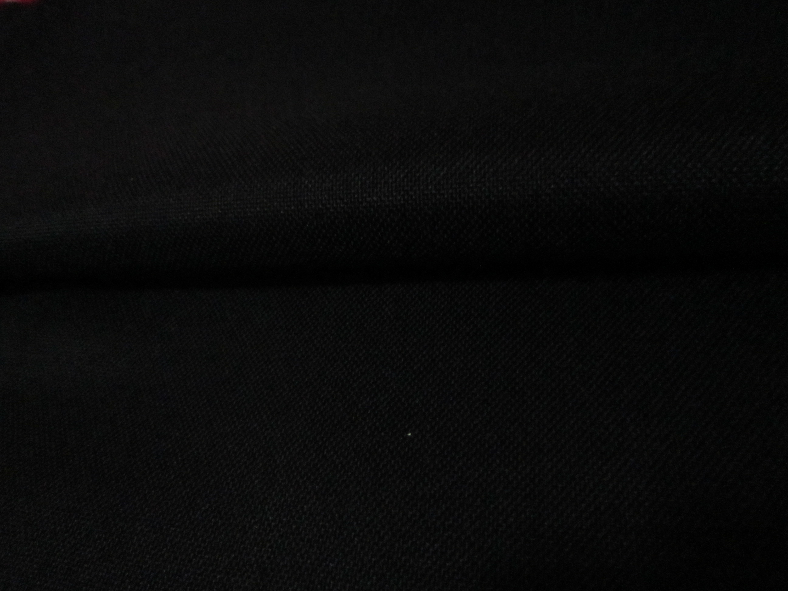 Tela de nailon Cordura 1000D, súper grueso y resistente al agua, tela resistente a la abrasión, material fuerte para deportes al aire libre: Black