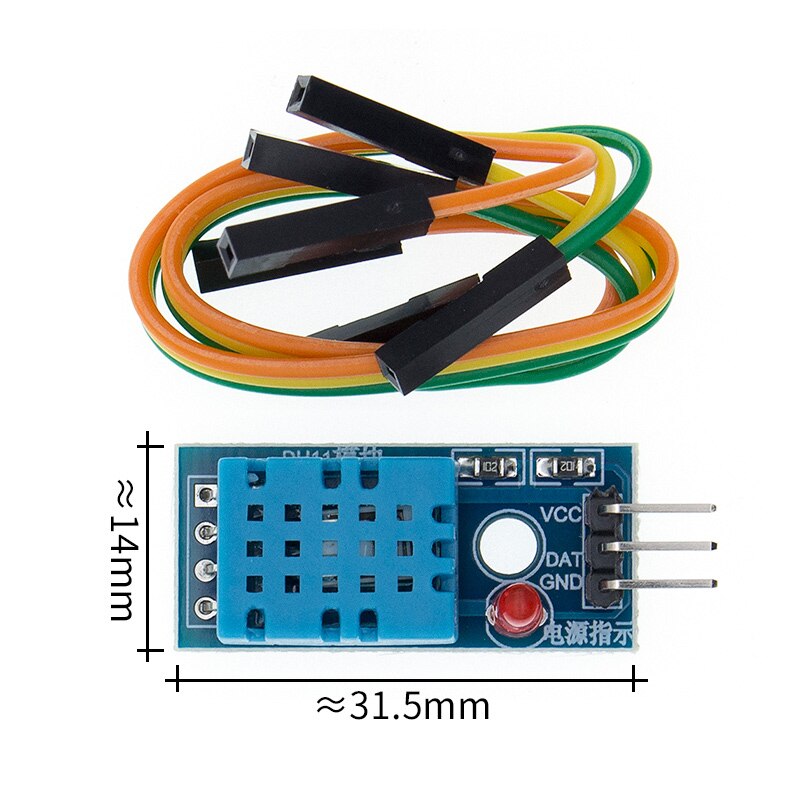 Digital Temperature and Humidity Sensor DHT11 DHT22 AM2302 AM2301 AM2320 sensor and module For Arduino electronic DIY: DHT11 module