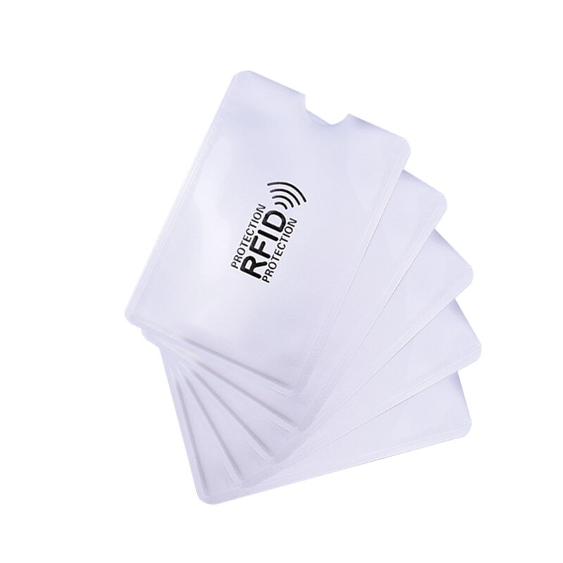 20 stücke RFID NFC Karte Anti entmagnetisieren Hülse Bank Karte Kreditkarte Schützen Anti-Scan Karte Hülse Anti- magnetische Aluminium