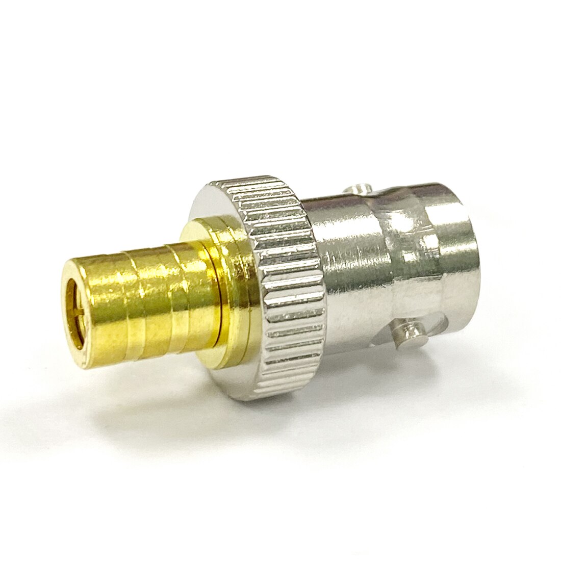 Adaptateur coaxial RF BNC Jack femelle vers SMB femelle, 1 pièce, convertisseur droit plaqué or, ,