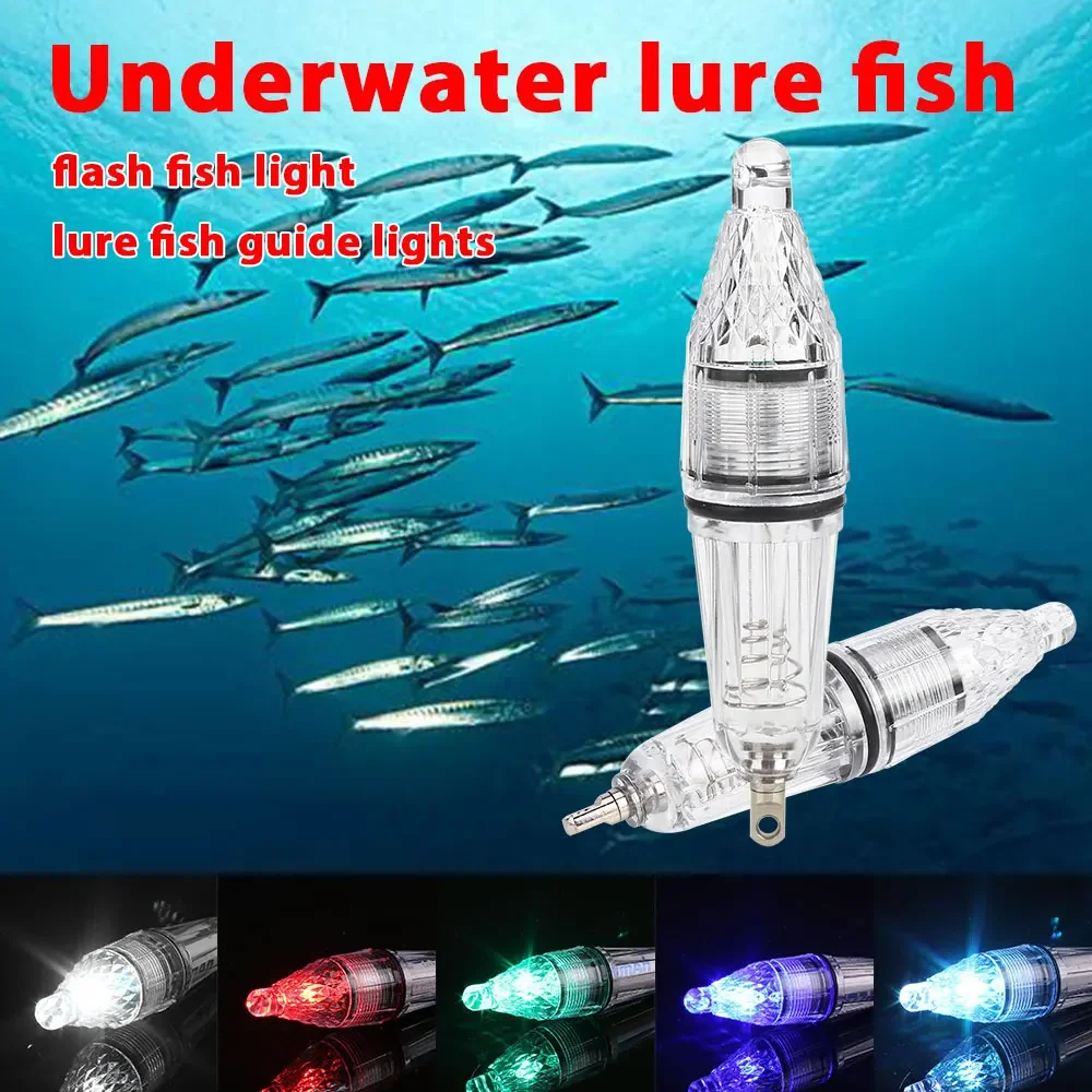 Onderwater LED Lokken Licht 12/17 cm Waterdicht Vissen Licht Kleurrijke Flash LED Aas Lamp Vissen Gereedschap, zonder Batterij