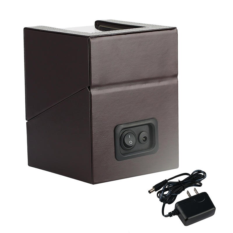 Twee Modi Automatische Motor Shaker Single Horloge Winder Houten Box Case voor Mechanische Horloges AU/EU/US/ UK Plug horloge winder