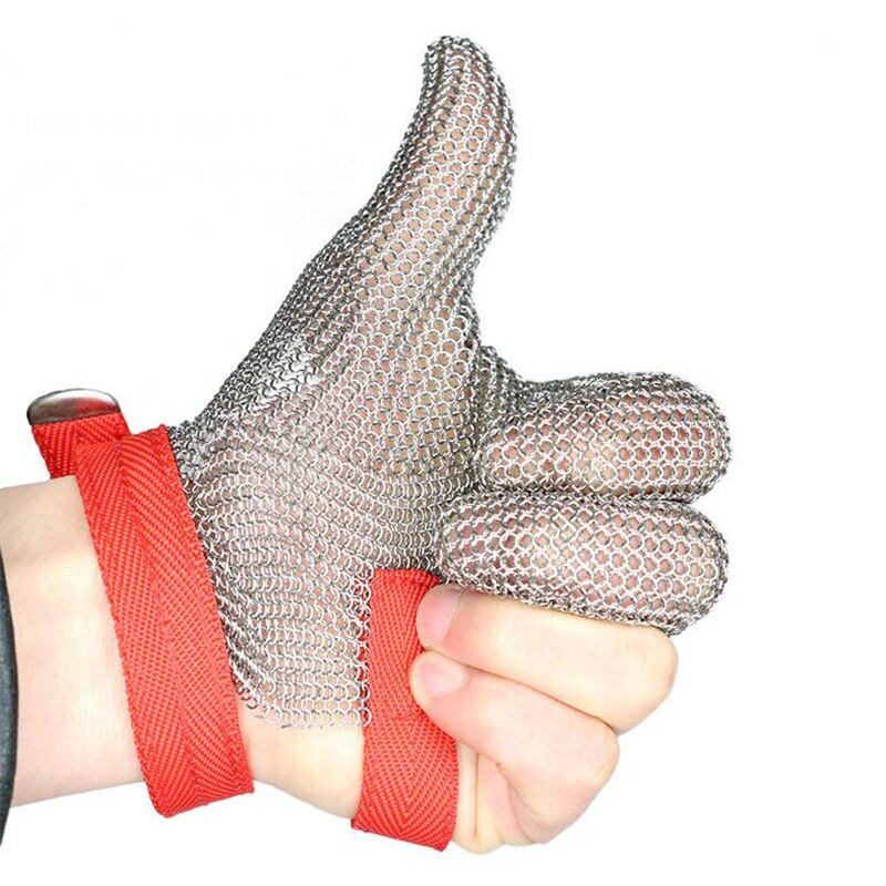 100% Metzger Fleisch Küche Handschuhe Kette Post Draht Gittergewebe Stahl Arbeit Metall Handschuh Mit Angeln Industrie