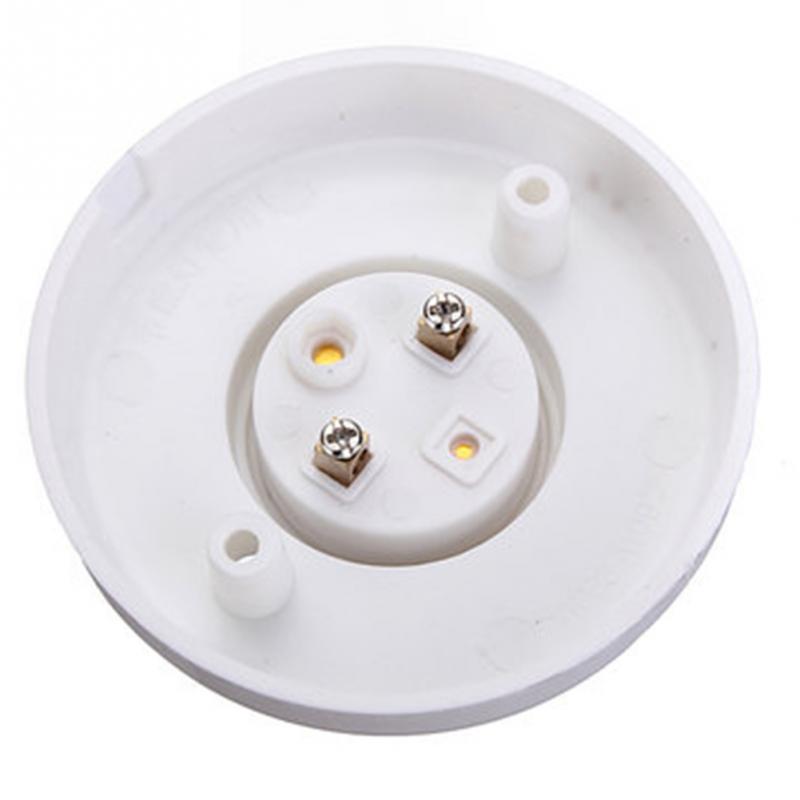 E27 runde plast sokkel skrue lyspære lampe sokkel holder 1 stk nyttig hvit  e27 sokkel lampe sokkel populær lampeholder