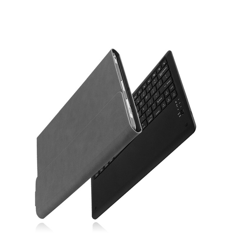 Case Voor Huawei MateBook E Beschermhoes Bluetooth toetsenbord Protector PU PAK-AL09 12 "Tablet Draadloos toetsenbord Muis case: gray