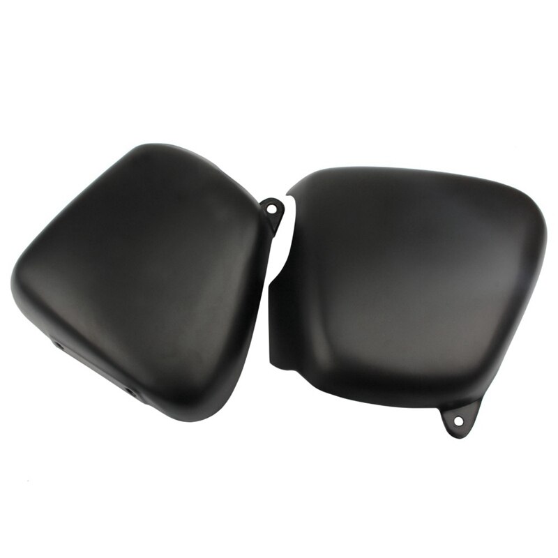 Couvercle de batterie de moto gauche côté droit carénage batterie couvre noir mat pour Triumph Bonneville T100 SE Thruxton 900 brouillette