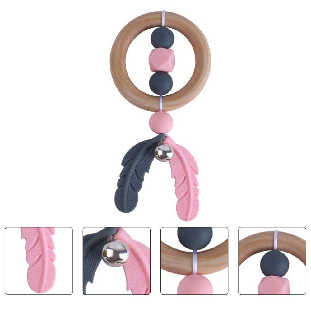 1Pc kreskówka przenośny premia trwały gryzak robić zębów trzonowych zęza pomocą szlifowanie gryzak ząbkowanie dziecka: różowy