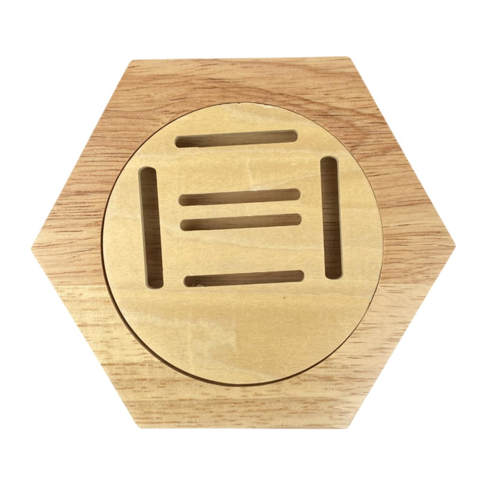10-1PC Medal Holder Display - 1 Pack Hexagonal Honeycomb Medal Display Stand: Dark Green