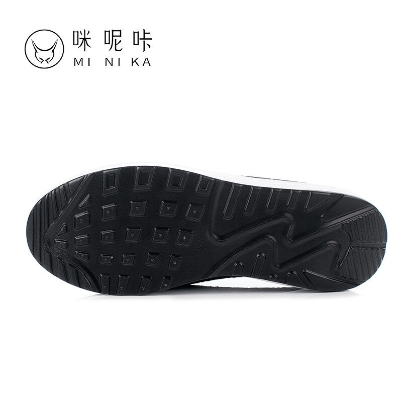 Women's Toning Shoes - Slip-On Fitness Sneakers - Air Cushion Body Shaping - Black/White/Gray