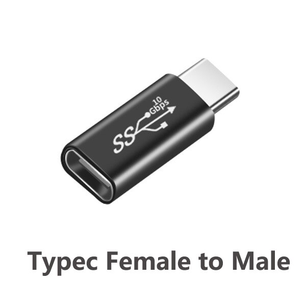 USB3.1 Micro usb Type-c 2 in 1 otg Plug jack Power Connector Charging Adapter Type-C Extension Cable for Laptop Tablet Phone: Red