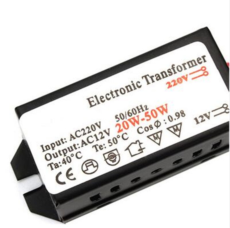 12V 20W-50W G4 Halogen Lamp Power Supply AC Adapter LED Driver Electronic Transformer Switch For Low-voltage halogen lamp