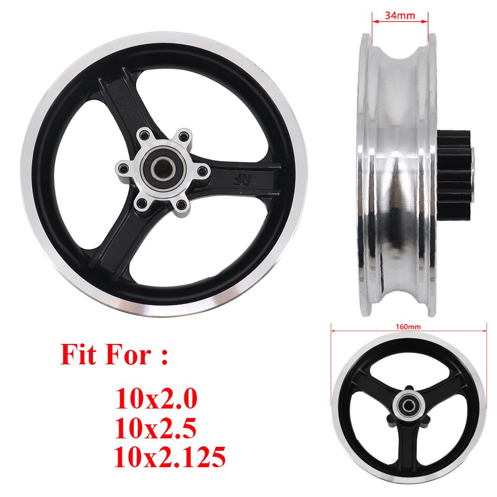 Hoverboard de equilibrio eléctrico, neumático de equilibrio inteligente con tubo interior, 10x2,50 pulgadas: A