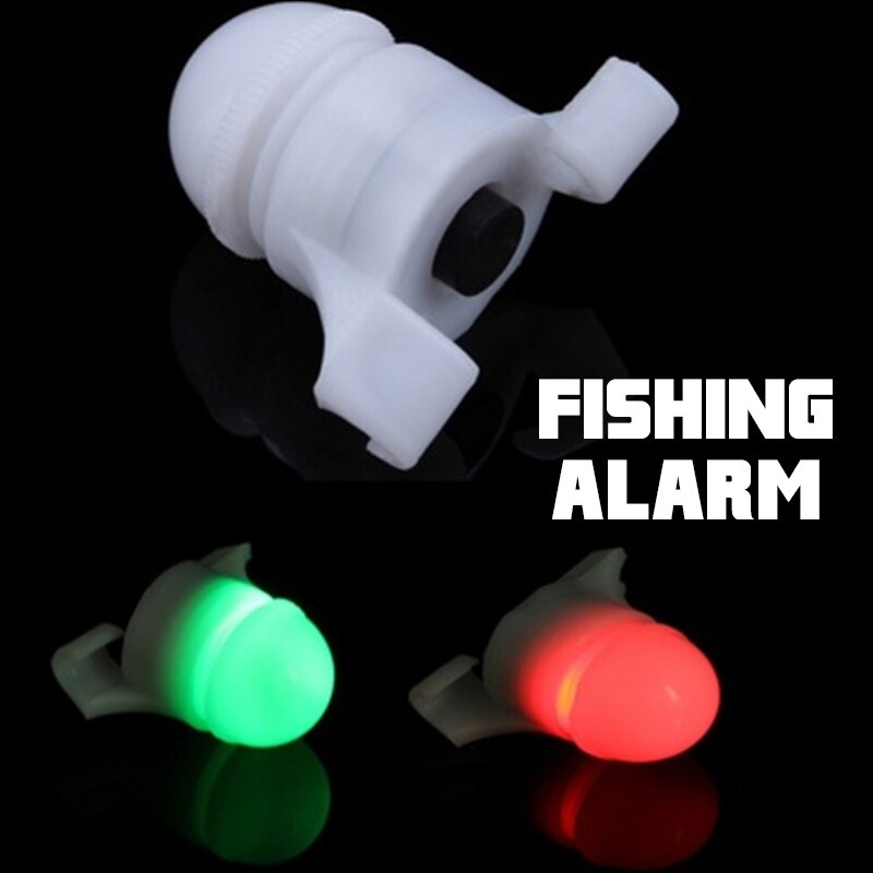 5 st utomhus nattfiske tillbehör lysande larm elektroniskt led ljus fiske bett larm fiskelina redskap varningsindikator