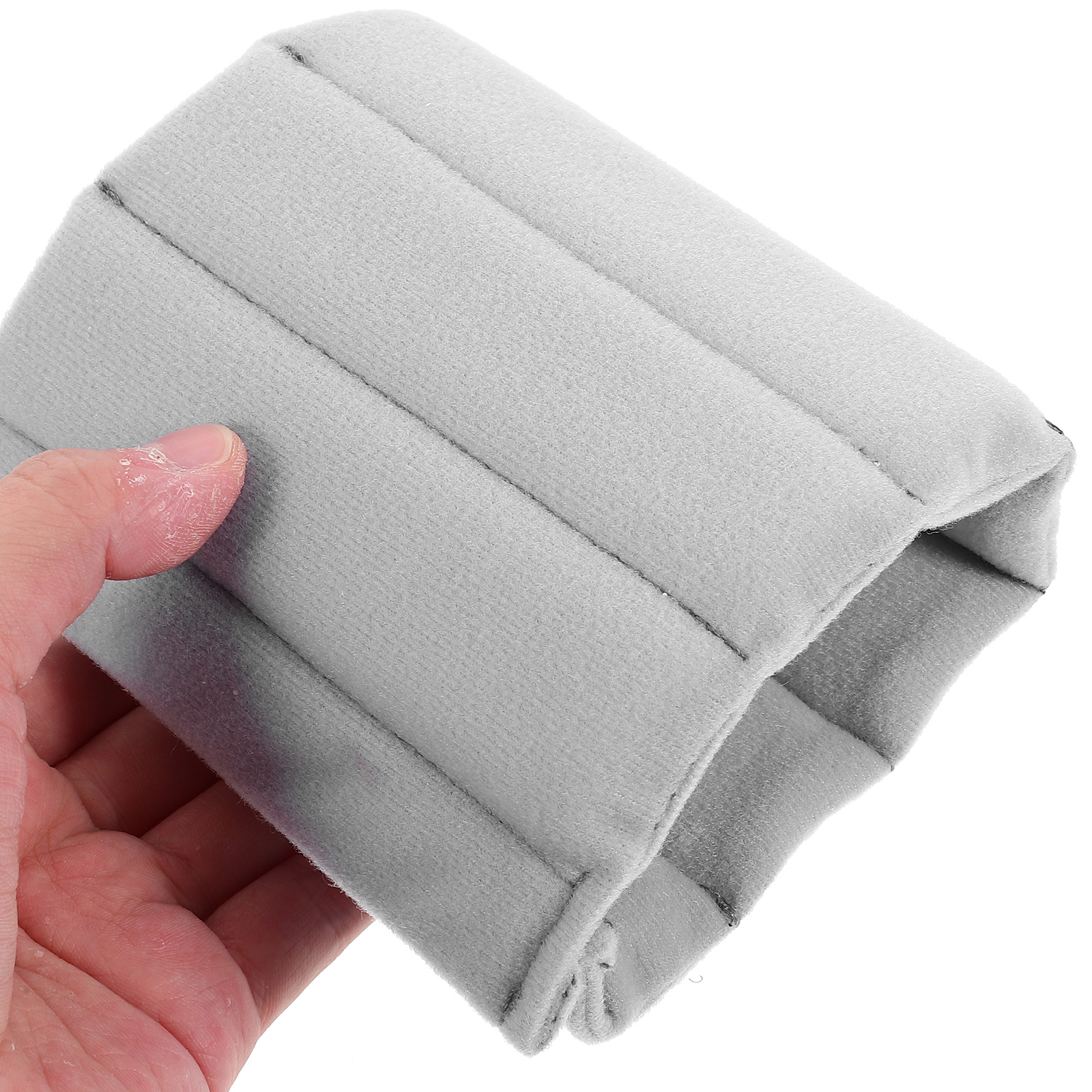 2Pcs Camera Bag Dividers Camera Photo Divider Kit Gray Suede Roller Partition Insert For Backpack Knapsack Cameras Compartments﻿