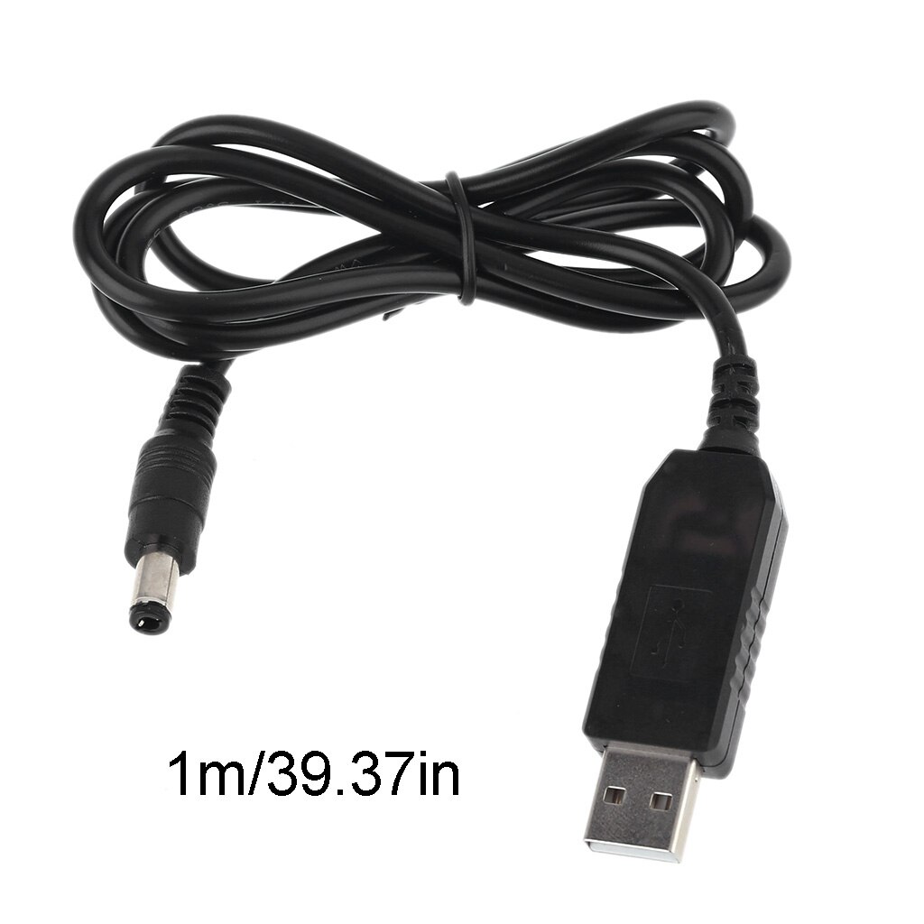 Câble d'alimentation USB vers DC 12V, 1,5 a, 3.0x5.5mm, QC 2.1, alimentation d'appoint, pour routeur WiFi, bande lumineuse et autres appareils 12V