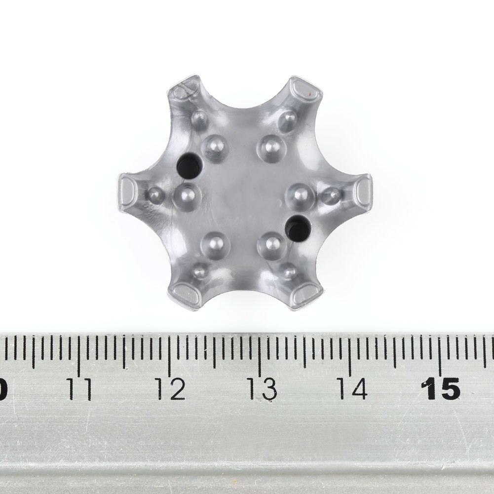 QHALEN crampons pour chaussures de Golf, 8 pièces, noir et argent, crampons filetés Stinger QHALEN crampons pour chaussures de Golf, 8 pièces, noir et argent, crampons filetés Stinger