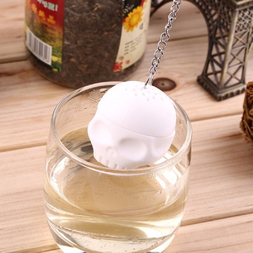 Form tesil silikon intressant teinfuser filter tekanna för te kaffe drinkware