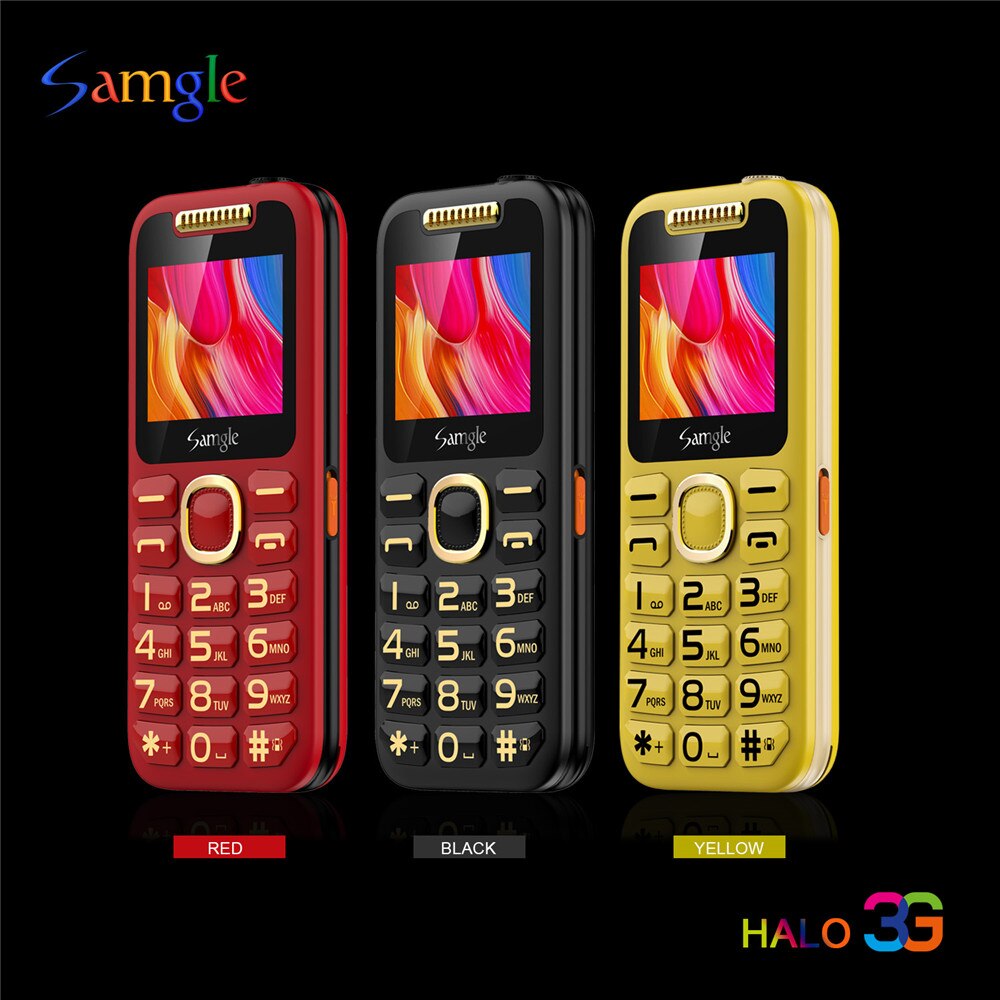 Wcdma 3g mobiele telefoon samgle halo  s2 2.4 '' qvga scherm zaklamp 1900 mah supper luidspreker gratis desktop dual sim gsm mobiele telefoon