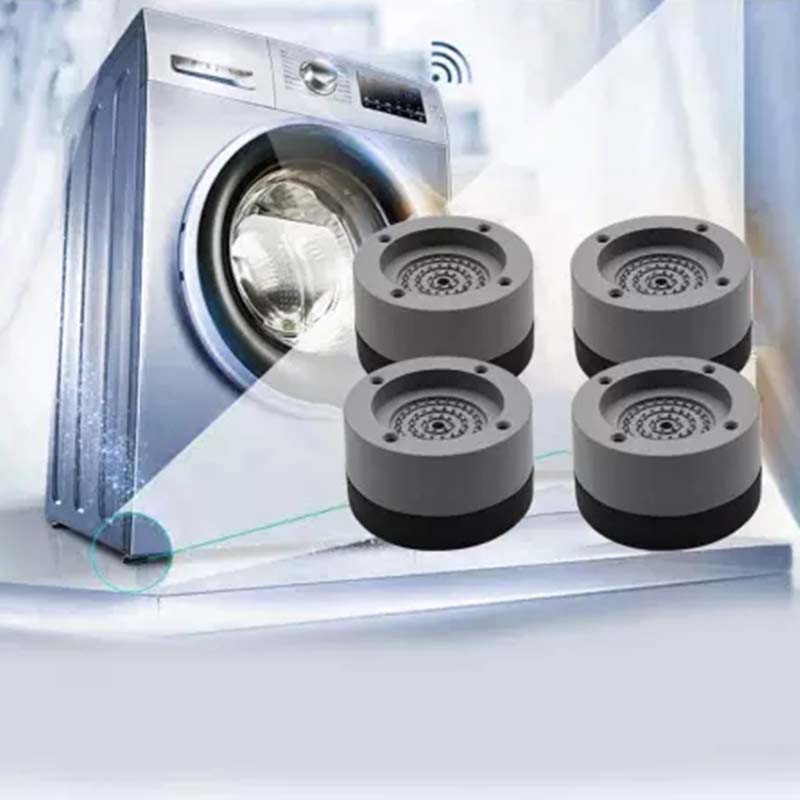 4Pcs Anti Vibration Feet Pads Washing Machine Rubber Mat Anti-Vibration Pad Dryer Universal Fixed Non-Slip Pad