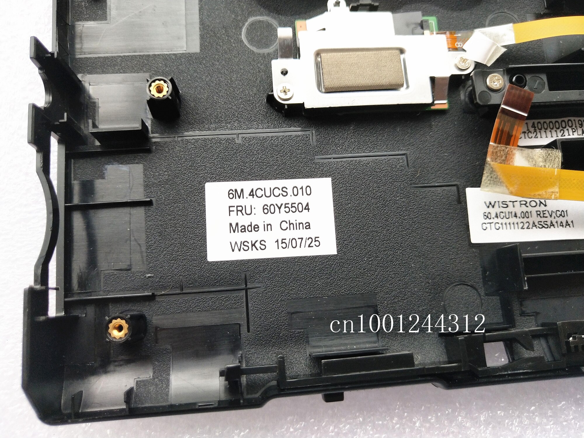 Original pour Lenovo ThinkPad T510 T510I W510 couvre-clavier avec empreinte tactile 60Y5504 75Y4564
