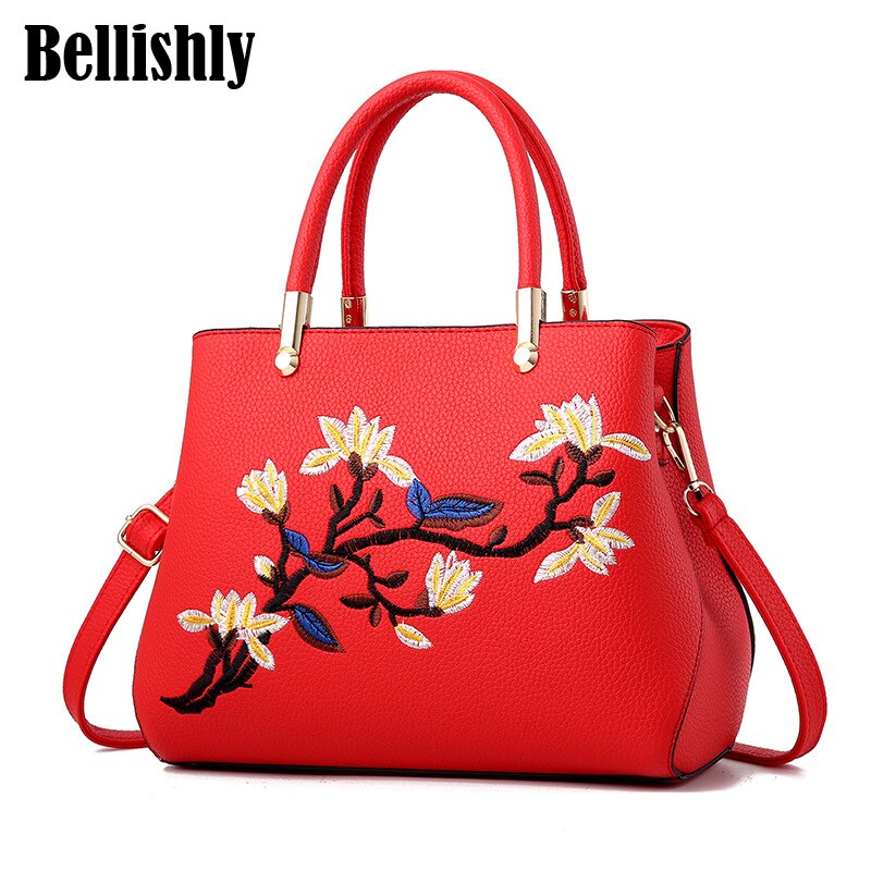 Bellishly Dame Bloemen Patroon Modis Handtassen Damesmode Torebki Takken Tassen Schouder Messenger Pack Vrouwelijke Louis Sac