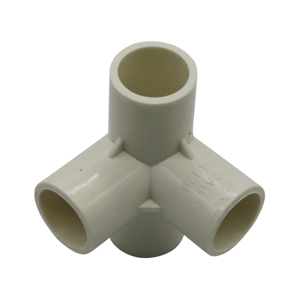 1 PC Driedimensionale Cross Tee Connector Binnendiameter 20mm, 25mm, 32mm PVC Buisleidingen Huis Tuin Irrigatie Water Connector